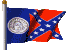The current Georgia flag.